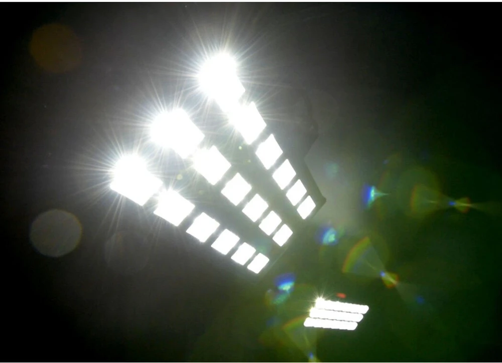 L4M reflektorius + stroboskopas LIGHT4ME LED UV 18x3W DMX
