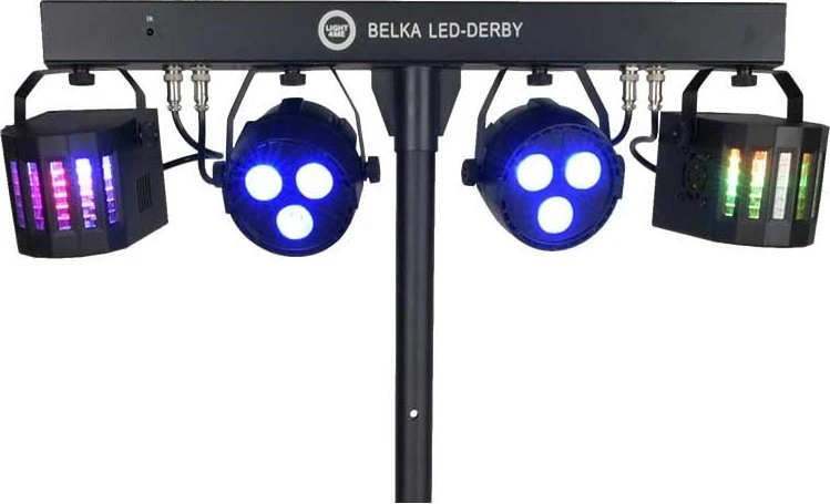 L4M LIGHT4ME LED BAR DERBY PAR apšvietimo komplektas