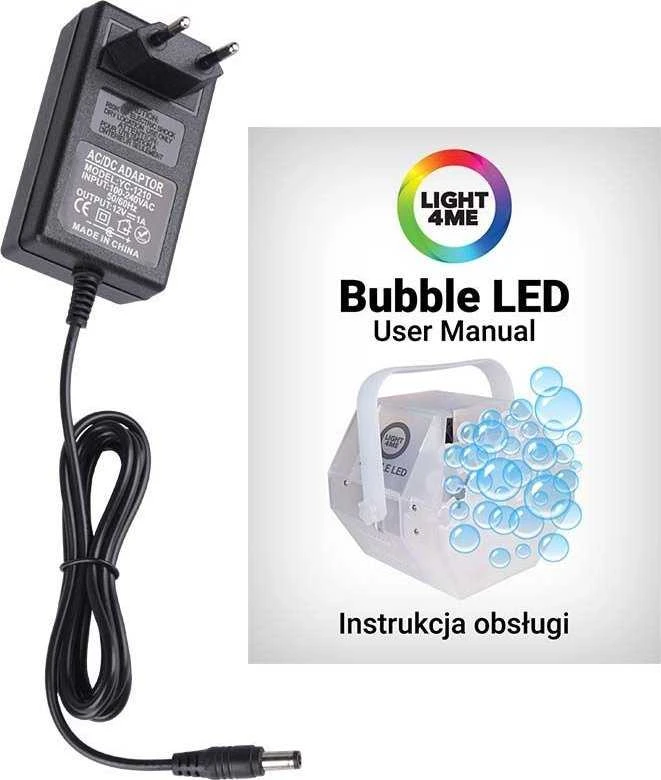 LIGHT4ME BUBBLE LED mažas efektyvus burbulų aparatas