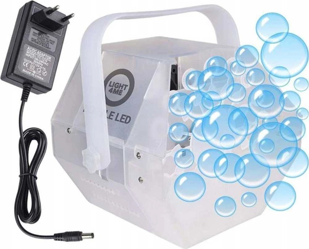LIGHT4ME BUBBLE LED mažas efektyvus burbulų aparatas