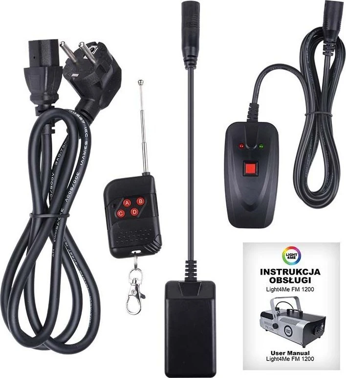 LIGHT4ME FM 1200 dūmų rūko mašina su nuotolinio valdymo pultu