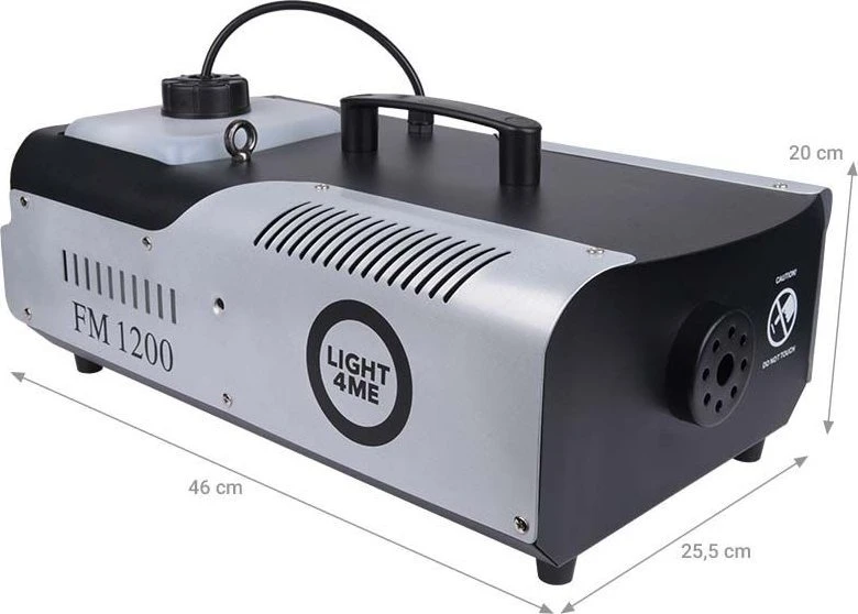 LIGHT4ME FM 1200 dūmų rūko mašina su nuotolinio valdymo pultu