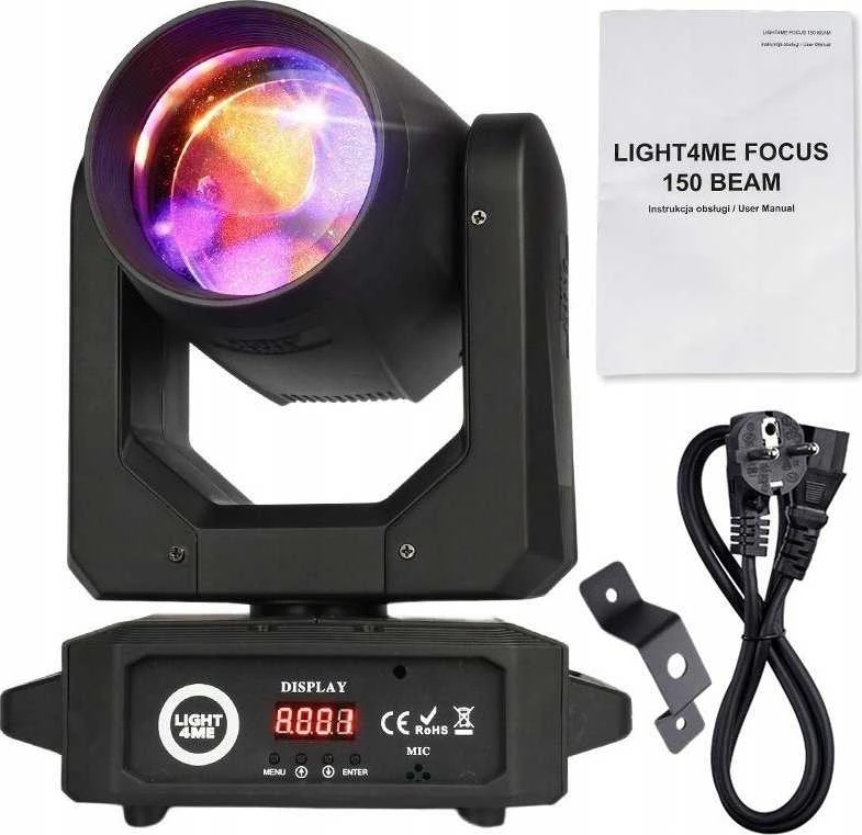 L4M LIGHT4ME FOCUS 150 SPINDULIŲ LED prožektorius su judančia galva