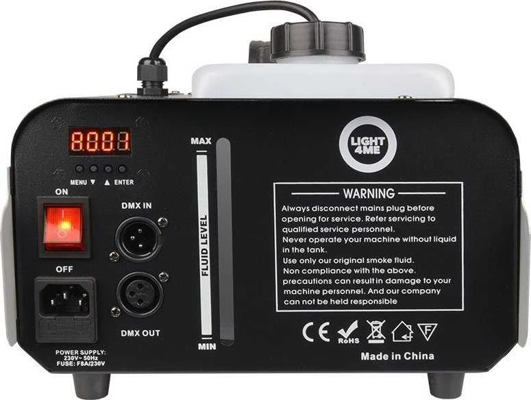 L4M LIGHT4ME FOG 1200 LED rūko dūmų generatorius su nuotolinio valdymo pultu