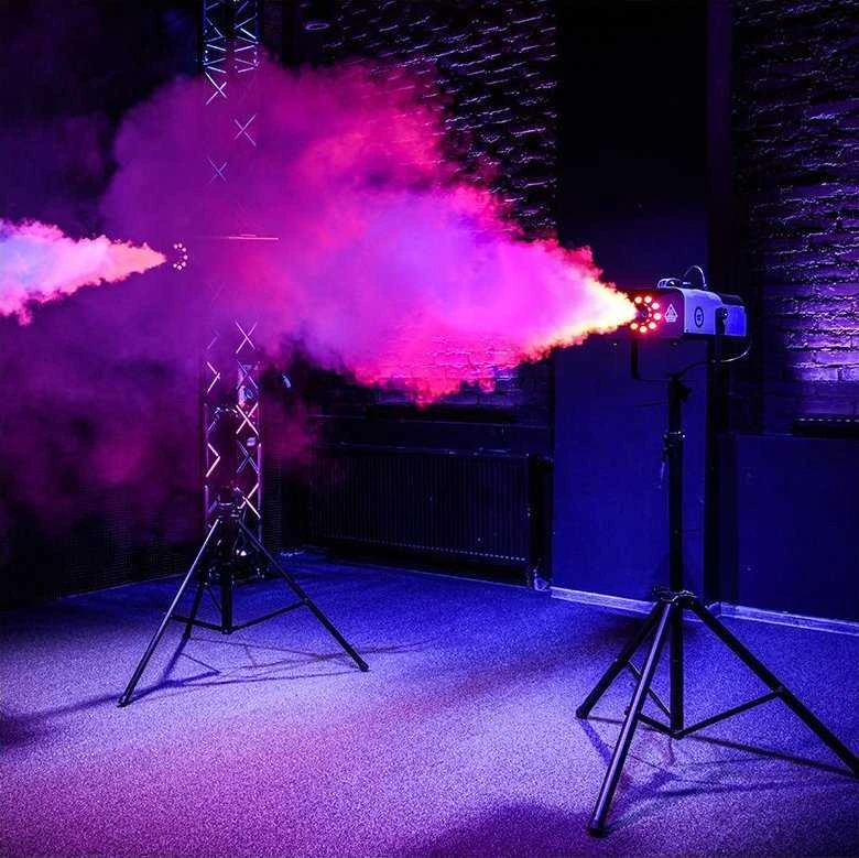 L4M LIGHT4ME FOG 1200 LED rūko dūmų generatorius su nuotolinio valdymo pultu