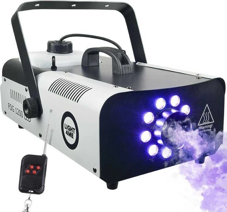 L4M LIGHT4ME FOG 1200 LED rūko dūmų generatorius su nuotolinio valdymo pultu