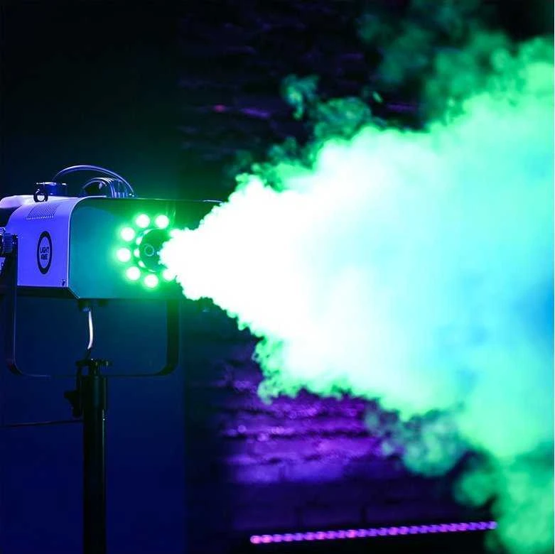 L4M LIGHT4ME FOG 1200 LED rūko dūmų generatorius su nuotolinio valdymo pultu