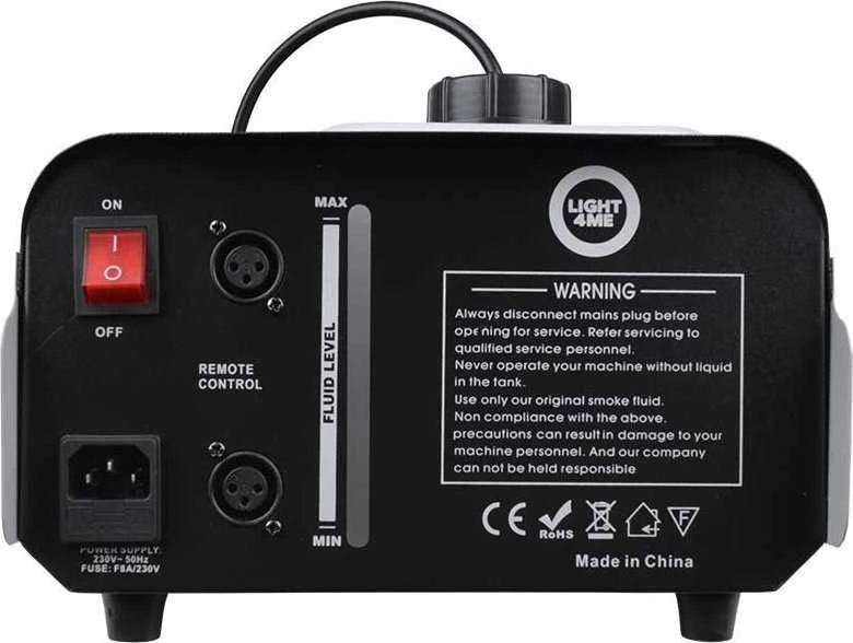 L4M LIGHT4ME FOG 1200 rūko dūmų generatoriaus nuotolinio valdymo pultas