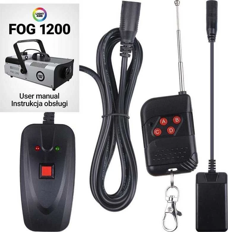 L4M LIGHT4ME FOG 1200 rūko dūmų generatoriaus nuotolinio valdymo pultas