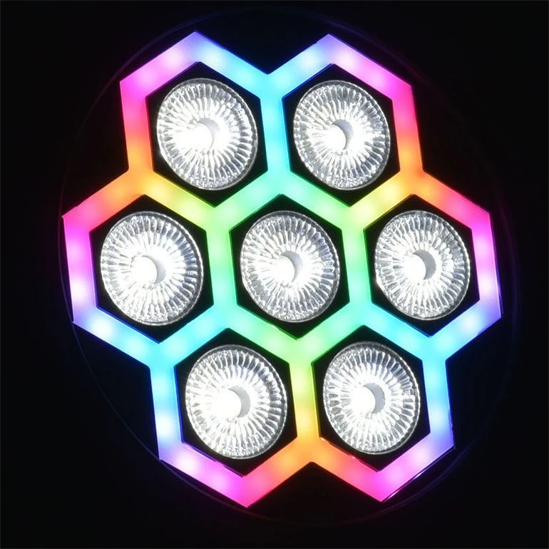 L4M LIGHT4ME FRAME PAR 7&215;12 LED RGBW prožektorius su efektais