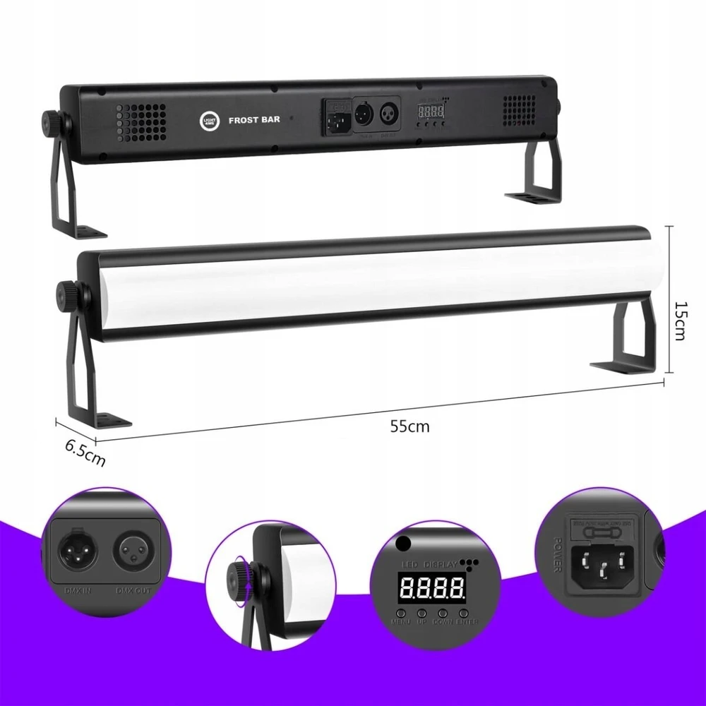LIGHT4ME FROST BAR listwa oświetleniowa LED DMX 72