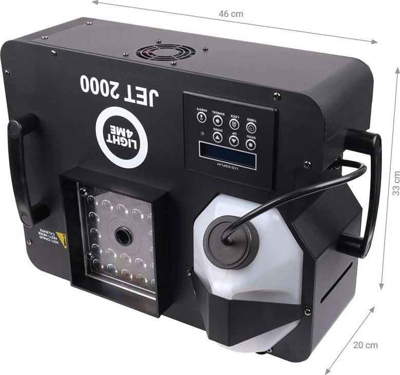 L4M LIGHT4ME JET 2000 vertikalus LED dūmų generatorius S