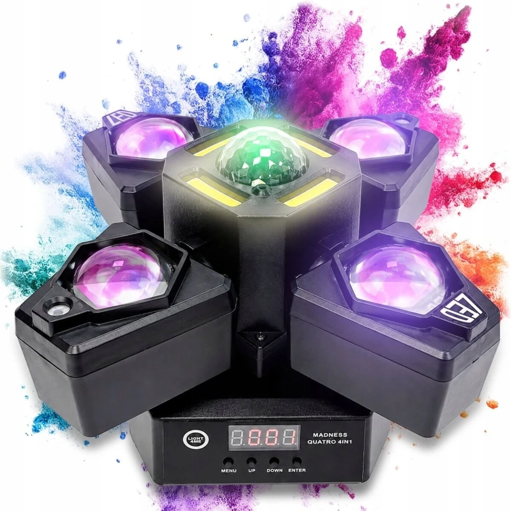 LIGHT4ME MADNESS QUATRO 4IN1 judančios ašies multiefektas