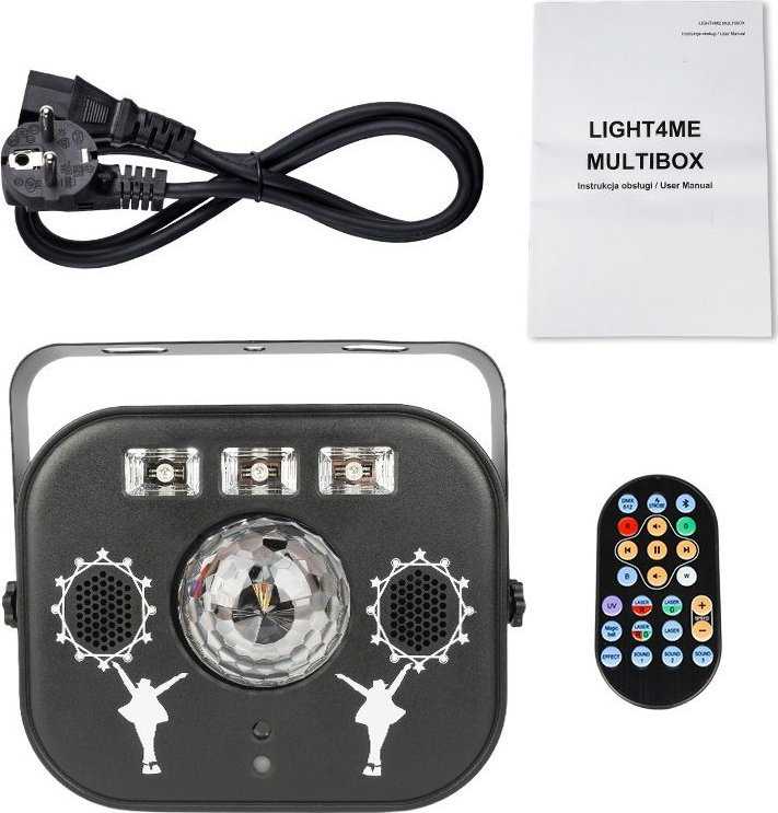 LIGHT4ME MULTIBOX kelių efektų LED disko lazerinis šviestuvas