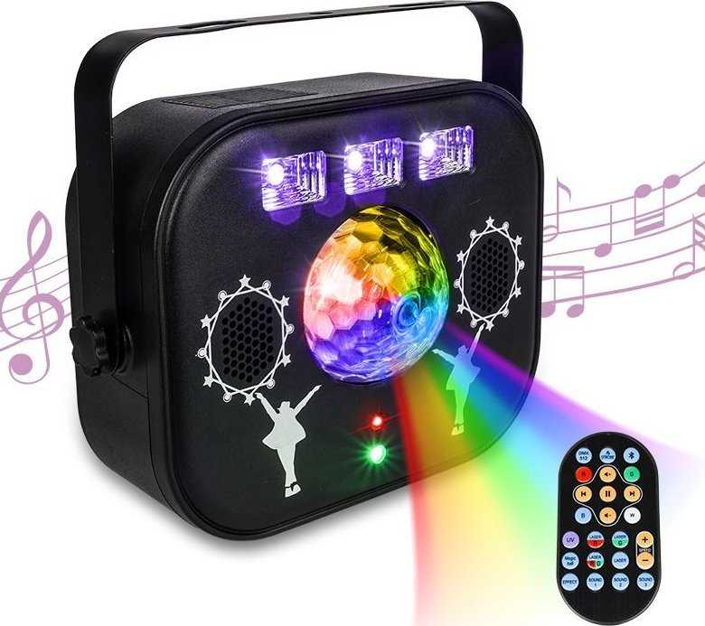 LIGHT4ME MULTIBOX kelių efektų LED disko lazerinis šviestuvas
