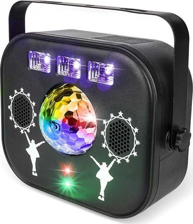 LIGHT4ME MULTIBOX kelių efektų LED disko lazerinis šviestuvas