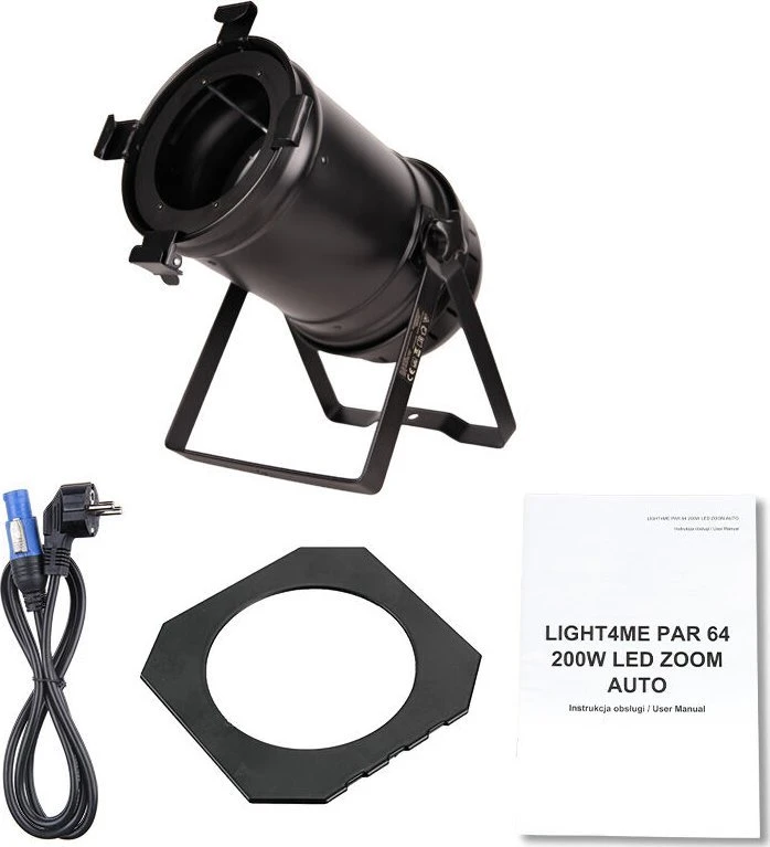 Carruzzo LIGHT4ME PAR 64 200W LED ZOOM AUTO prožektorius
