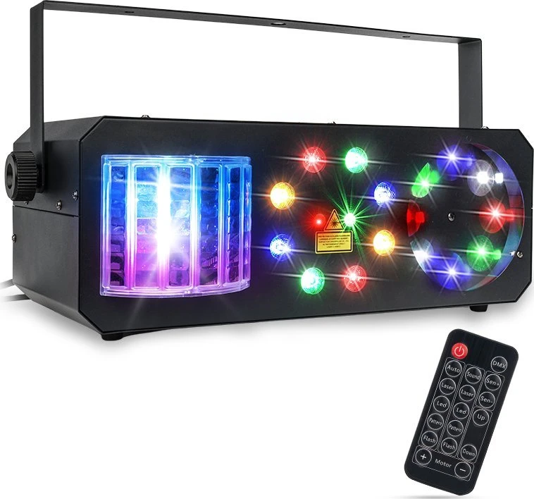 L4M LIGHT4ME PARTY III V2 daugiafunkcis LED derbio gobo wa
