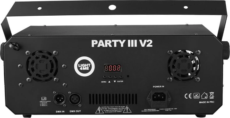 L4M LIGHT4ME PARTY III V2 daugiafunkcis LED derbio gobo wa