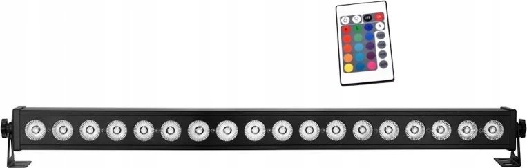 LIGHT4ME PIXEL BAR 18 RGBW IR LED juosta + nuotolinio valdymo pultas