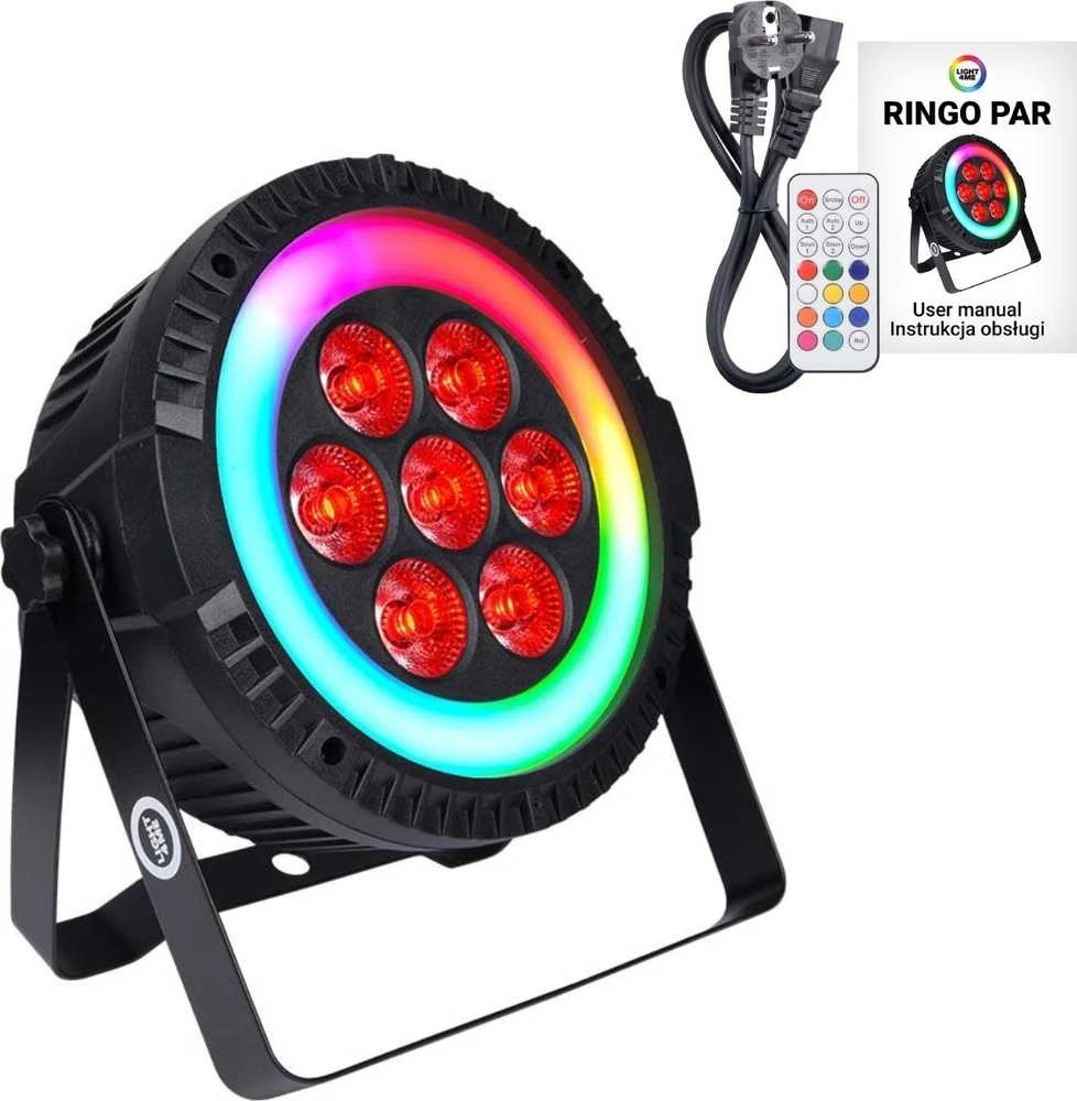L4M LIGHT4ME RINGO PAR scenos prožektorius su žiedu