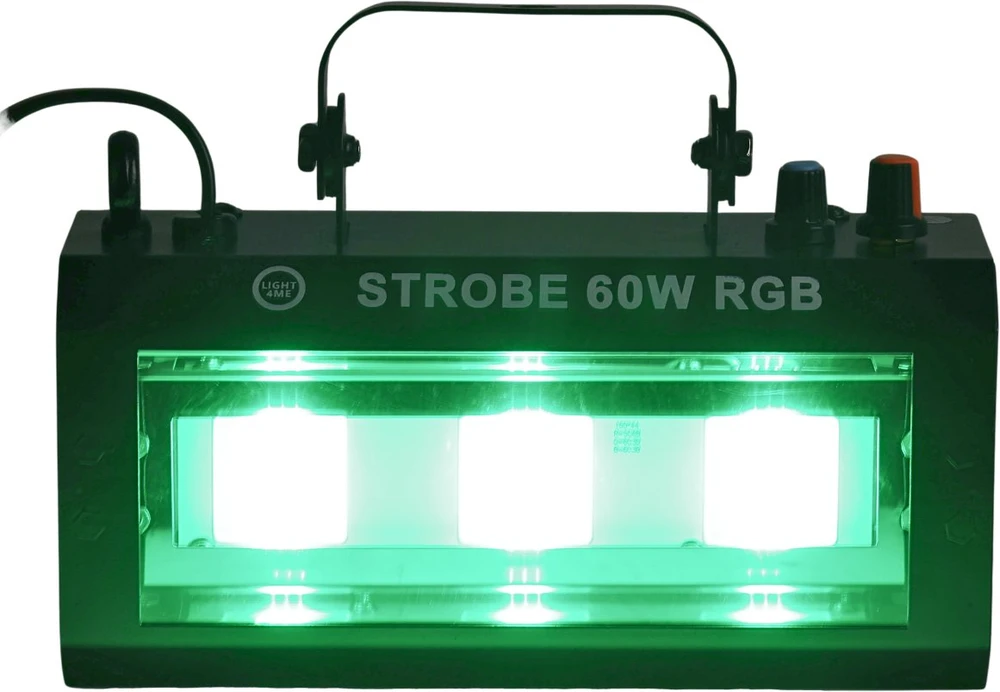 LIGHT4ME STROBE 60W RGB stroboskopinio apšvietimo efektas