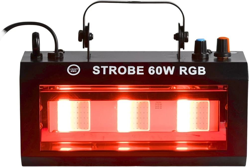 LIGHT4ME STROBE 60W RGB stroboskopinio apšvietimo efektas