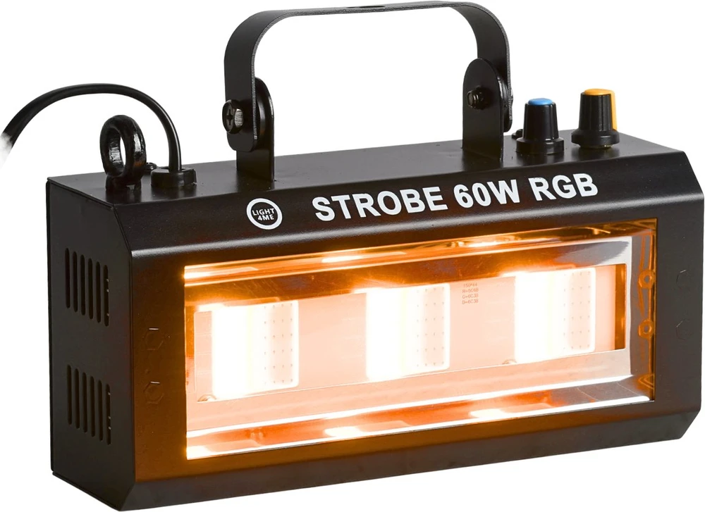 LIGHT4ME STROBE 60W RGB stroboskopinio apšvietimo efektas