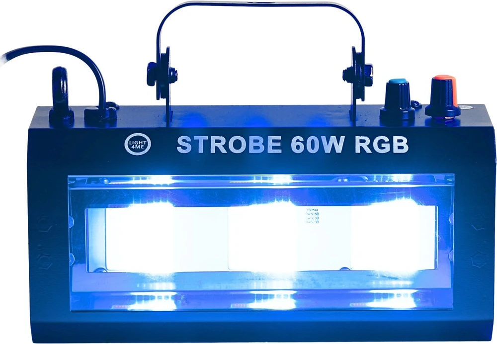 LIGHT4ME STROBE 60W RGB stroboskopinio apšvietimo efektas