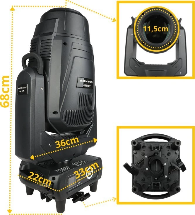 L4M LIGHT4ME VENOM HYBRID 450 judanti LED galvutė