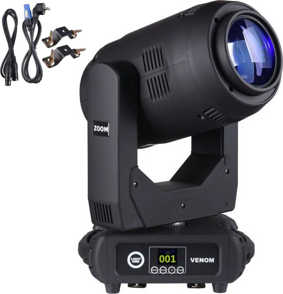 LIGHT4ME VENOM ZOOM 350 LED spindulio judanti galva
