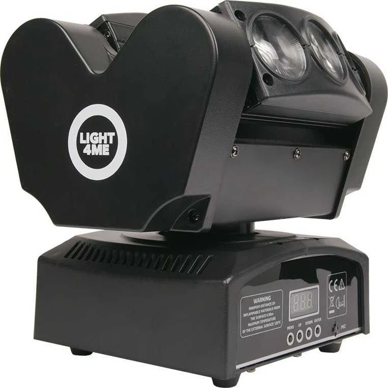 LIGHT4ME SPIDER HEAD 6x10 disko efektų judanti galva