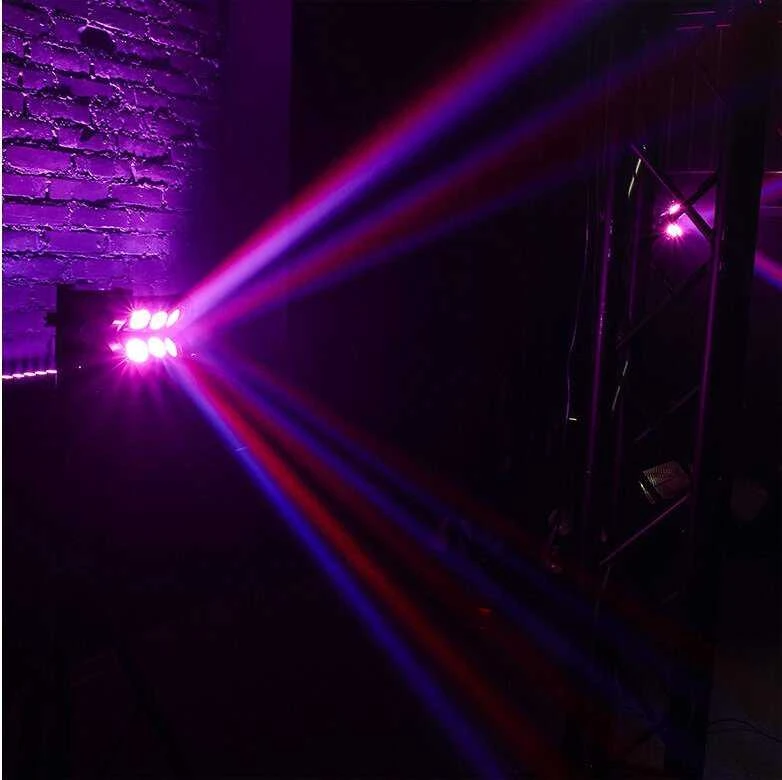 LIGHT4ME SPIDER HEAD 6x10 disko efektų judanti galva