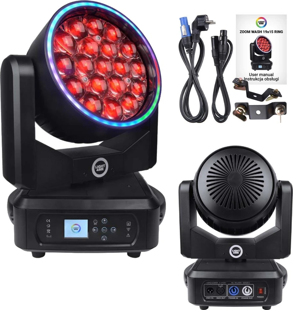 L4M LIGHT4ME ZOOM WASH 19X15 RING LED judanti galva