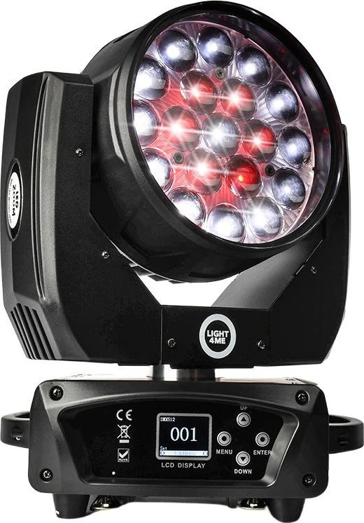 L4M LIGHT4ME ZOOM WASH 19x15W RGBW LED judanti galva