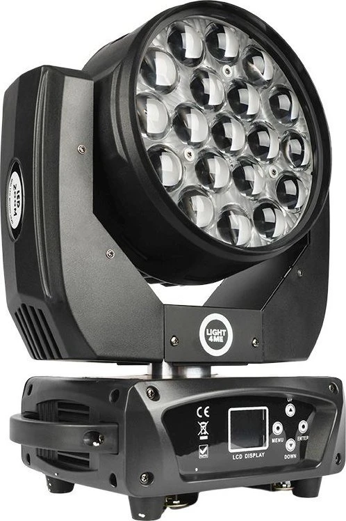 L4M LIGHT4ME ZOOM WASH 19x15W RGBW LED judanti galva