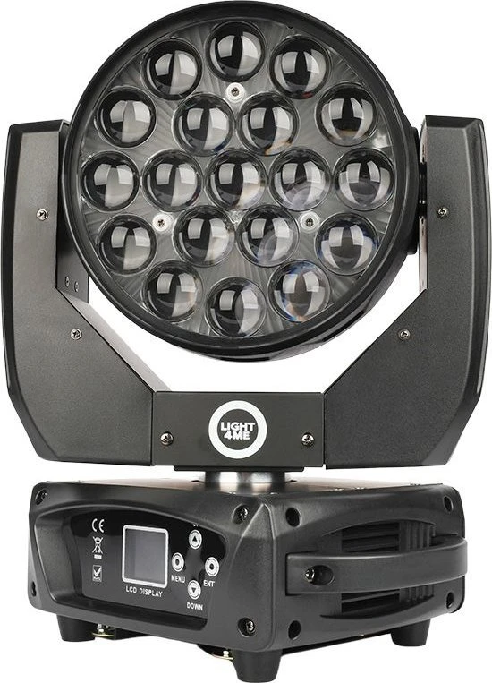 L4M LIGHT4ME ZOOM WASH 19x15W RGBW LED judanti galva