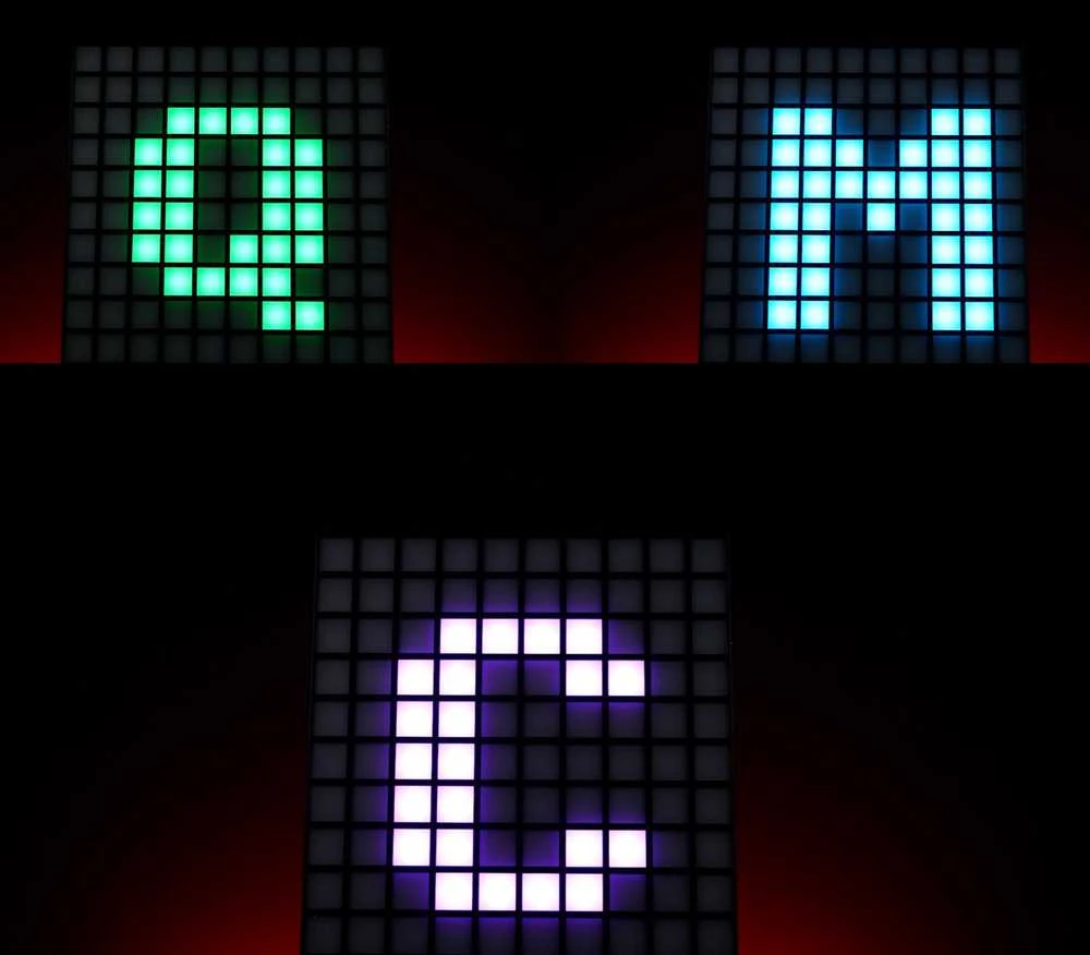 L4M MATRIX PANEL 1010 RGB apšvietimo efektas
