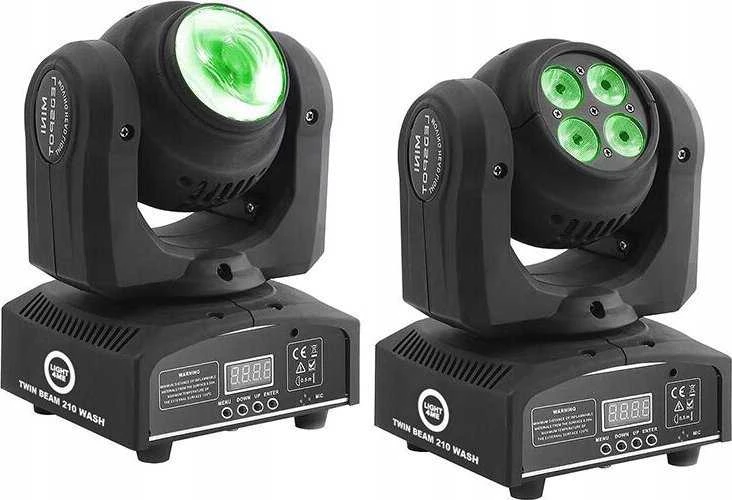L4M LIGHT4ME TWIN BEAM 210 WASH mini judanti galvutė L
