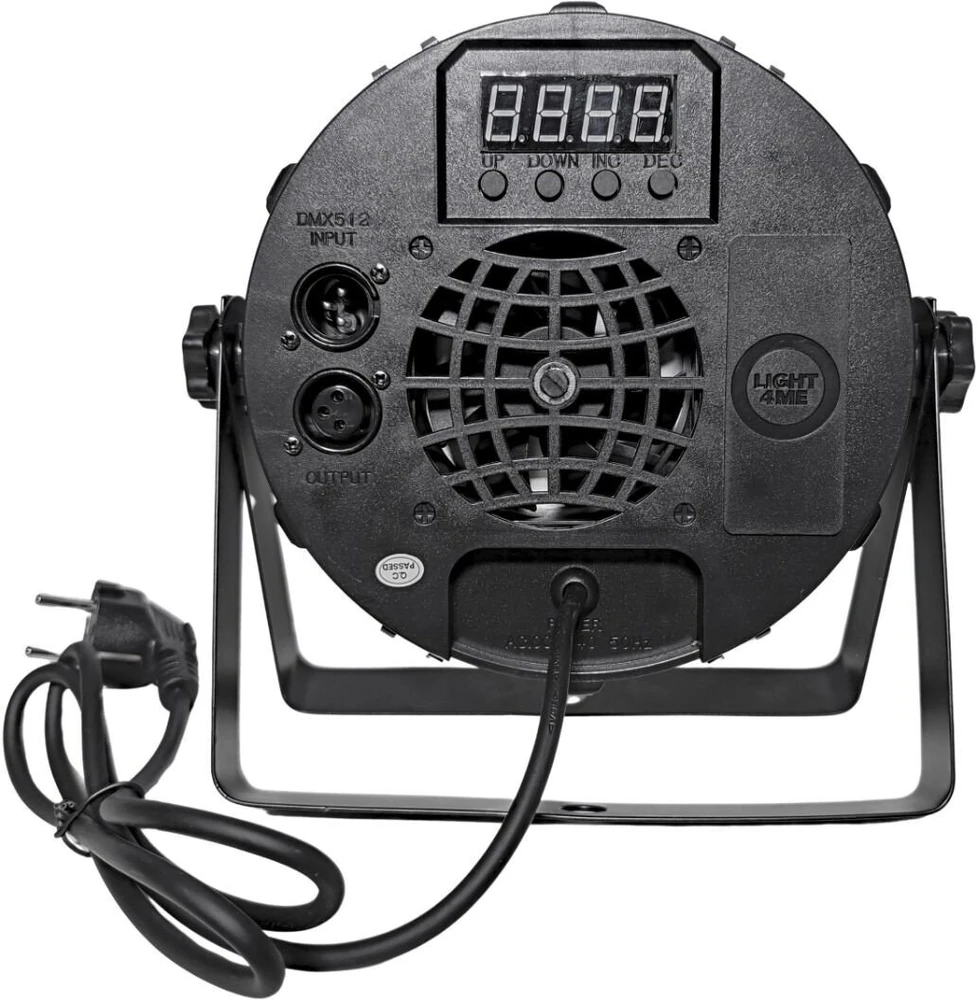 LIGHT4ME P60 LED PAR RGB scenos efektų prožektorius