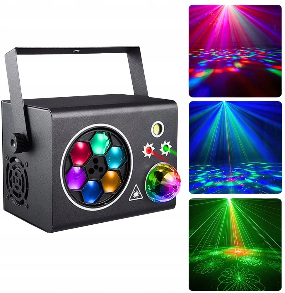 LIGHT4ME PARTY BOX - disko efektų multiefektas