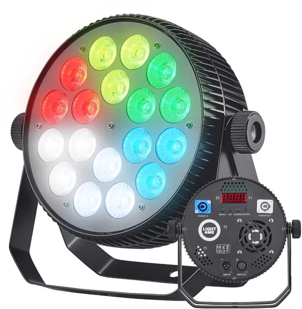 Carruzzo LIGHT4ME PARTY PAR 18x10W RGBW scenos prožektorius