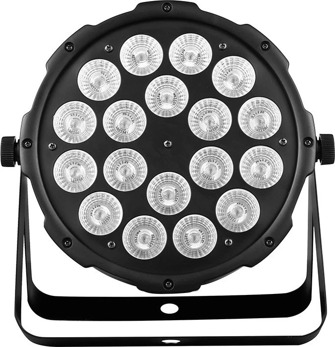 L4M LIGHT4ME HEXO PAR 18x12W RGBWA-UV prožektorius vaizdingas