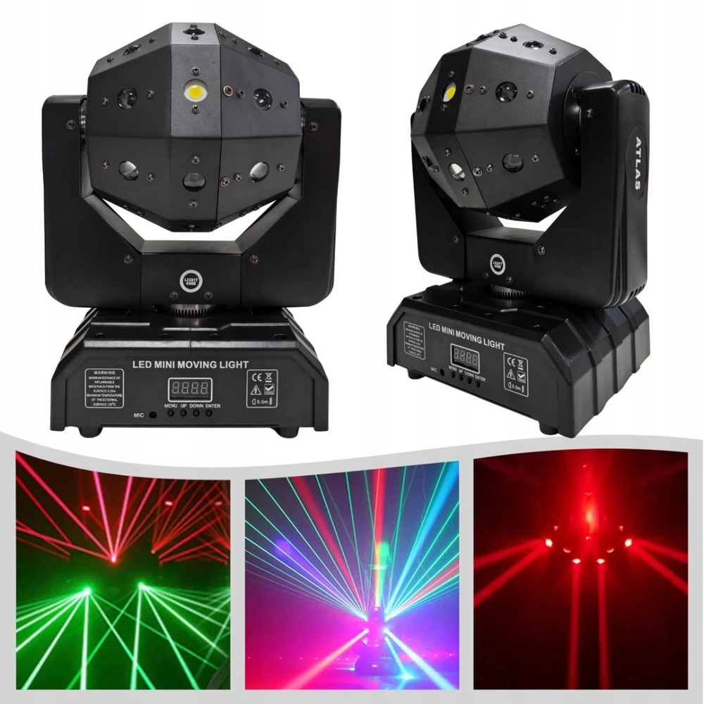 LIGHT4ME ATLAS judantis 4 viename LED daugiafunkcis šviestuvas