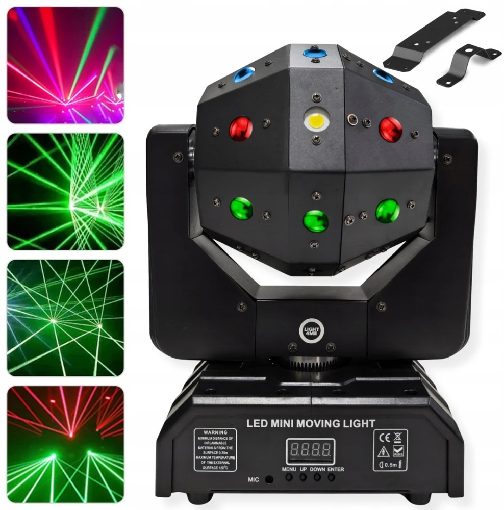 LIGHT4ME ATLAS judantis 4 viename LED daugiafunkcis šviestuvas