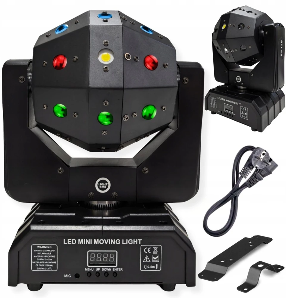 LIGHT4ME ATLAS judantis 4 viename LED daugiafunkcis šviestuvas