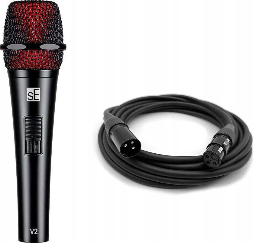 Se Electronics sE V2 Switch XLR - Dinaminis mikrofonas, XLR-XLR laidas 5m