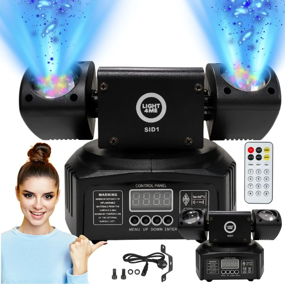 L4M LIGHT4ME SID1 LED daugiafunkcis apšvietimas 4in1 RGBWA efektas