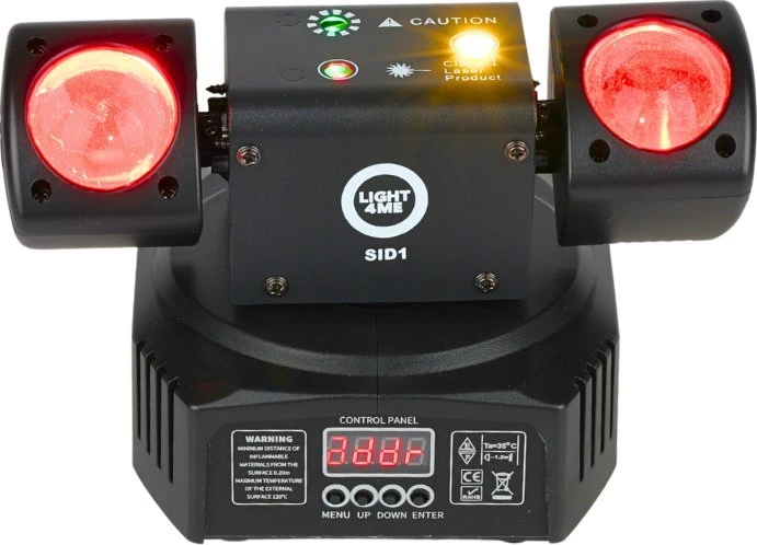 L4M LIGHT4ME SID1 LED daugiafunkcis apšvietimas 4in1 RGBWA efektas
