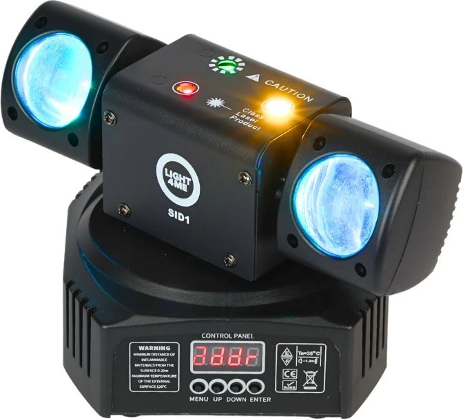 L4M LIGHT4ME SID1 LED daugiafunkcis apšvietimas 4in1 RGBWA efektas